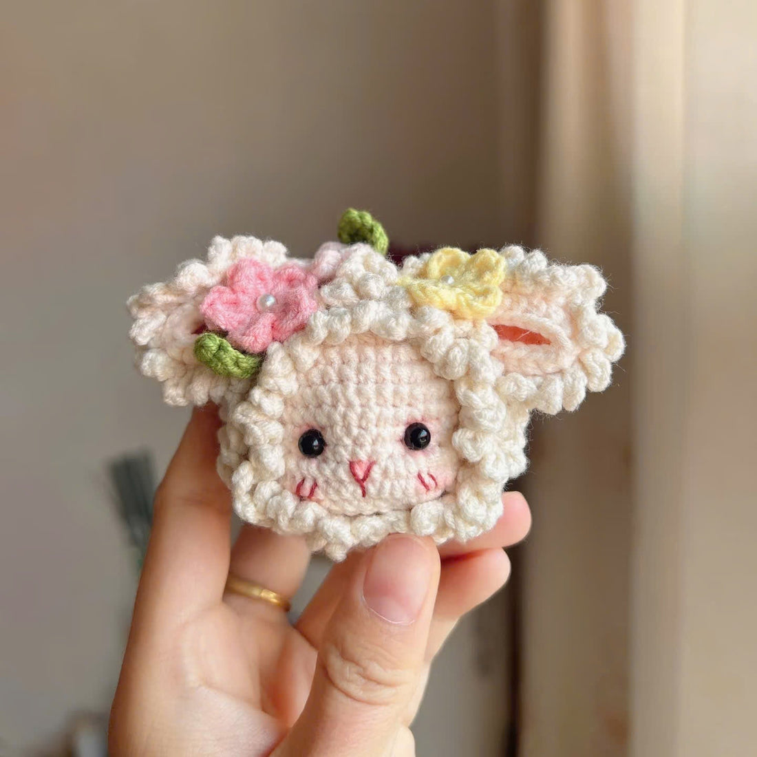 Free Lamb Head Amigurumi Crochet Pattern