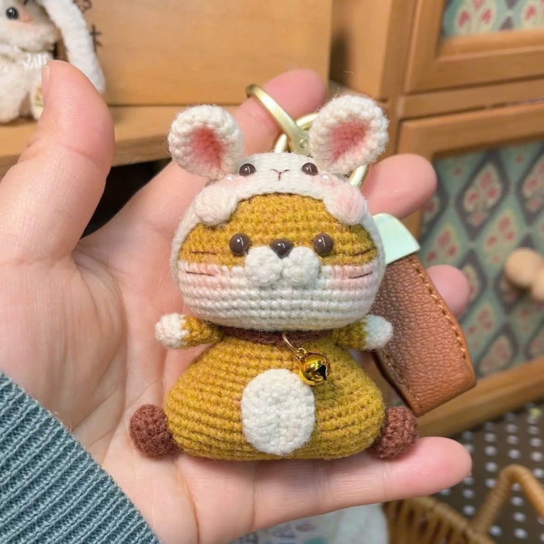 Free Sitting Tiger Amigurumi Crochet Pattern