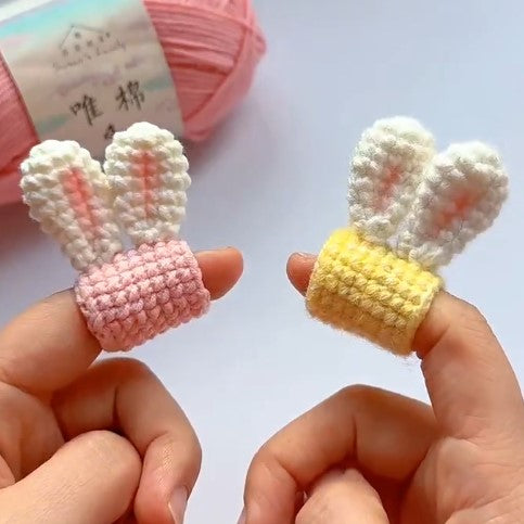 Free Little Bunny Finger Protector Crochet Pattern