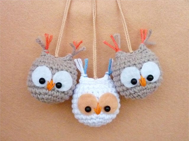Free Owl Keychain Amigurumi Crochet Pattern