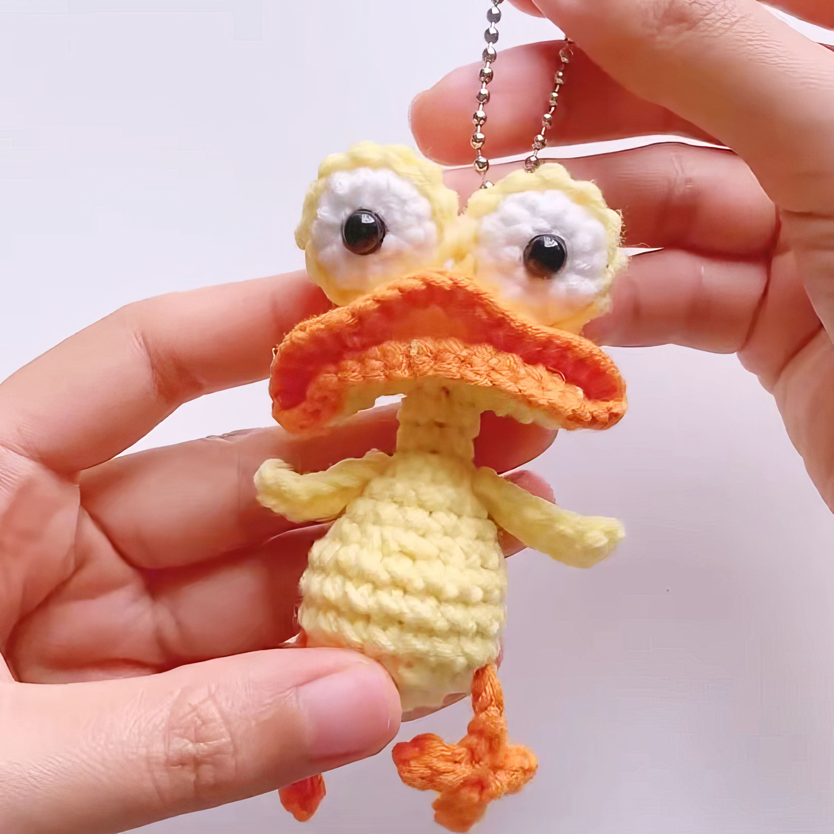 Frog & Duck Keychain Crochet Pattern | PDF + Video Tutorial