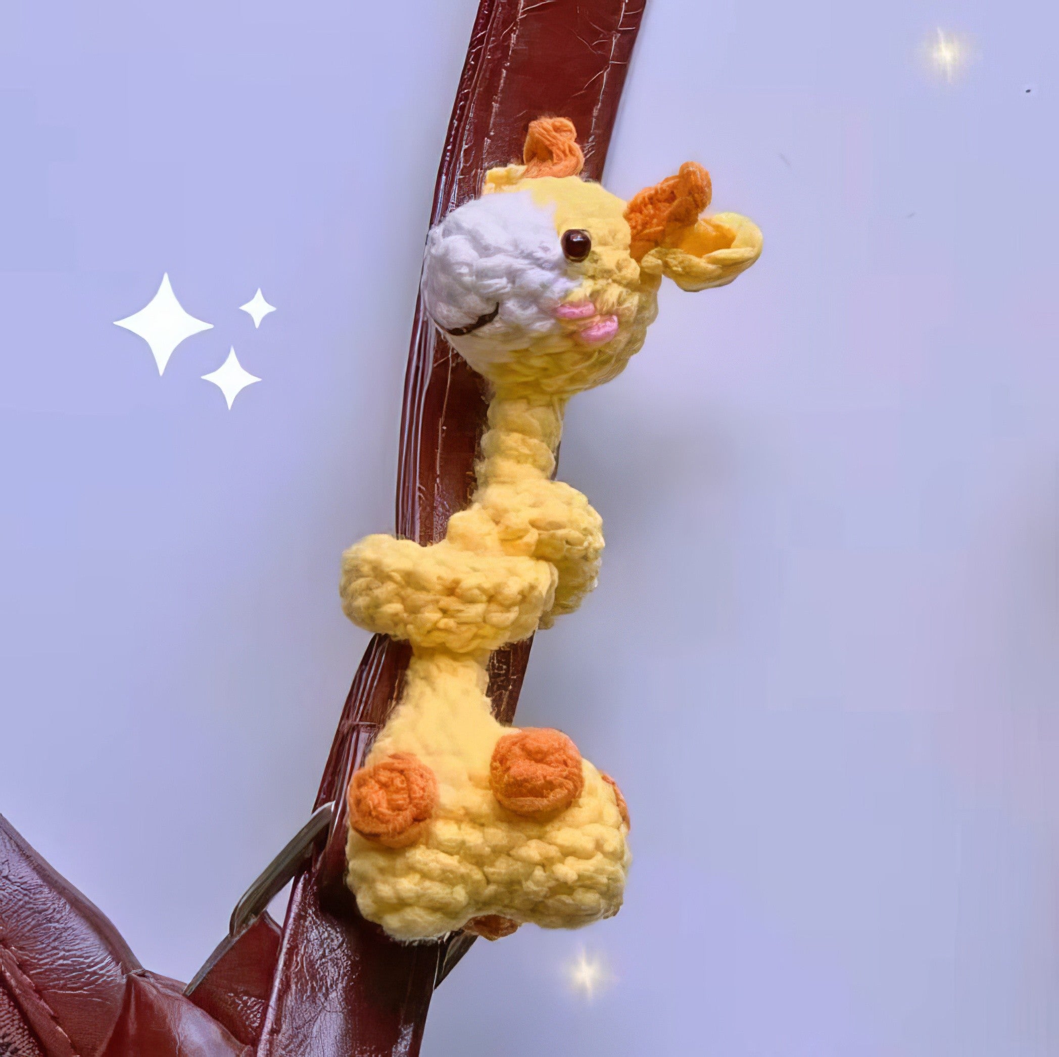 Long Neck Giraffe Keychain Crochet Crochet Pattern | PDF + Video Tutorial