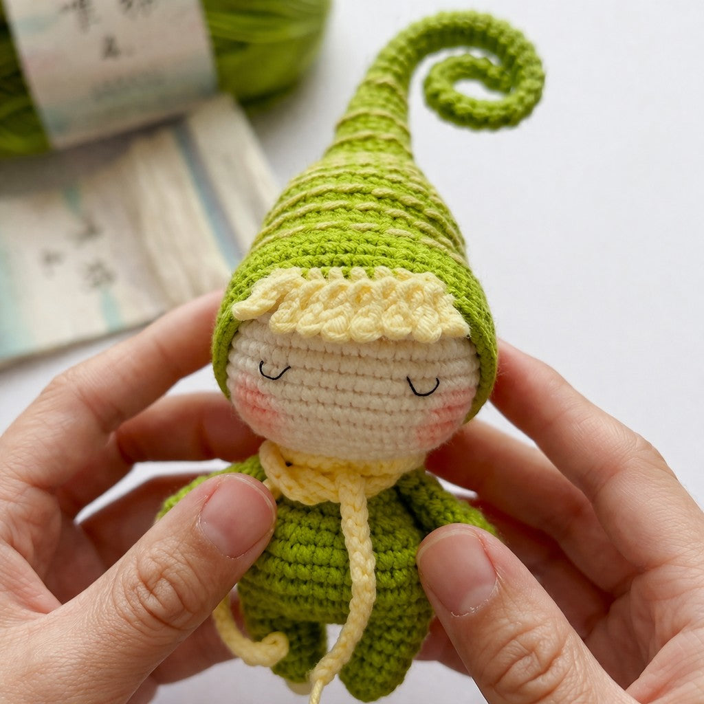 Little Green Elf Crochet Pattern | PDF + Video Tutorial