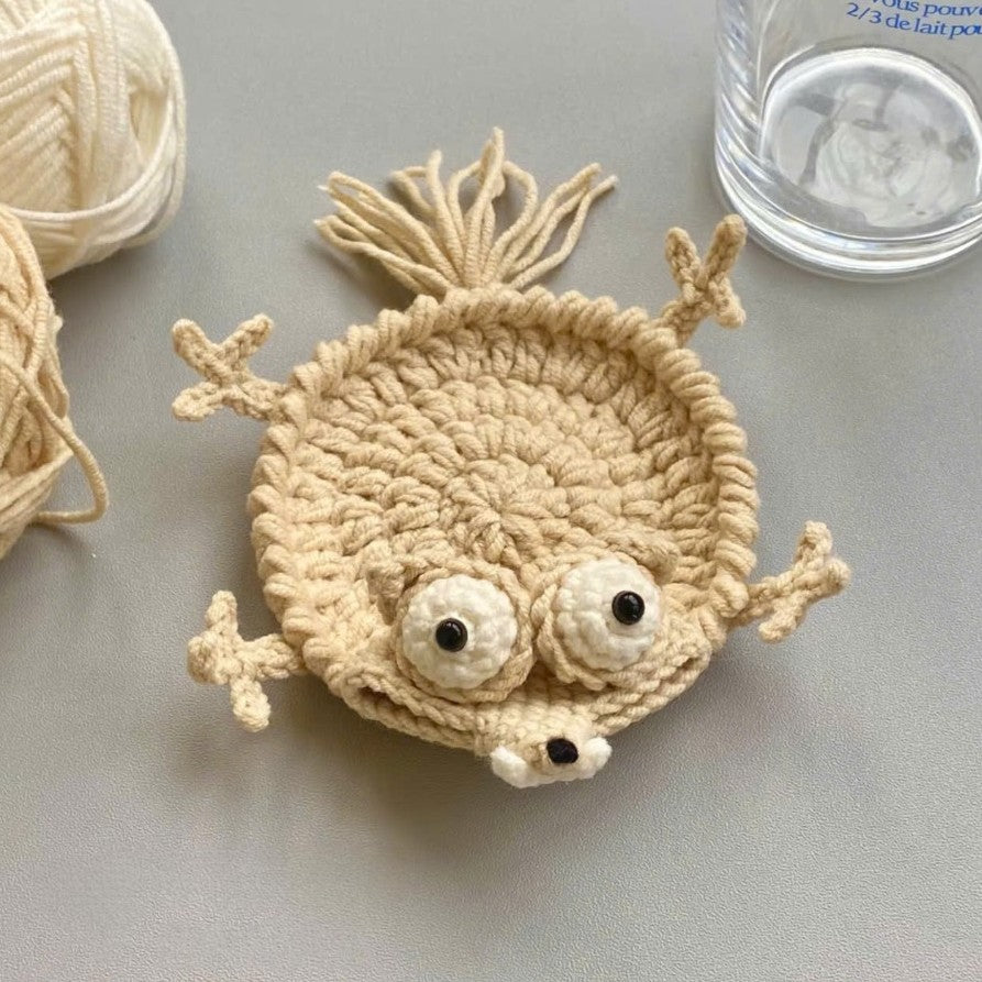 Bad Luck Squirrel Coaster Crochet Pattern | PDF + Video Tutorial