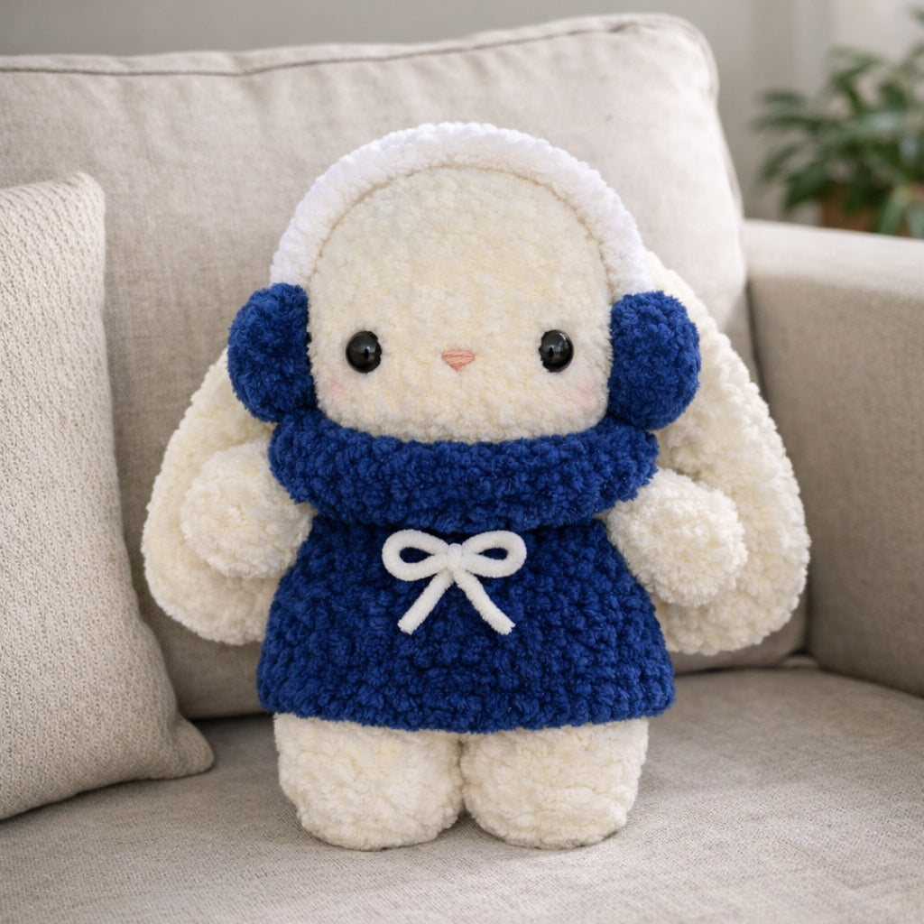 Bundle – Plush Bunny & 9 Clothing Options Crochet Pattern | PDF Tutorial