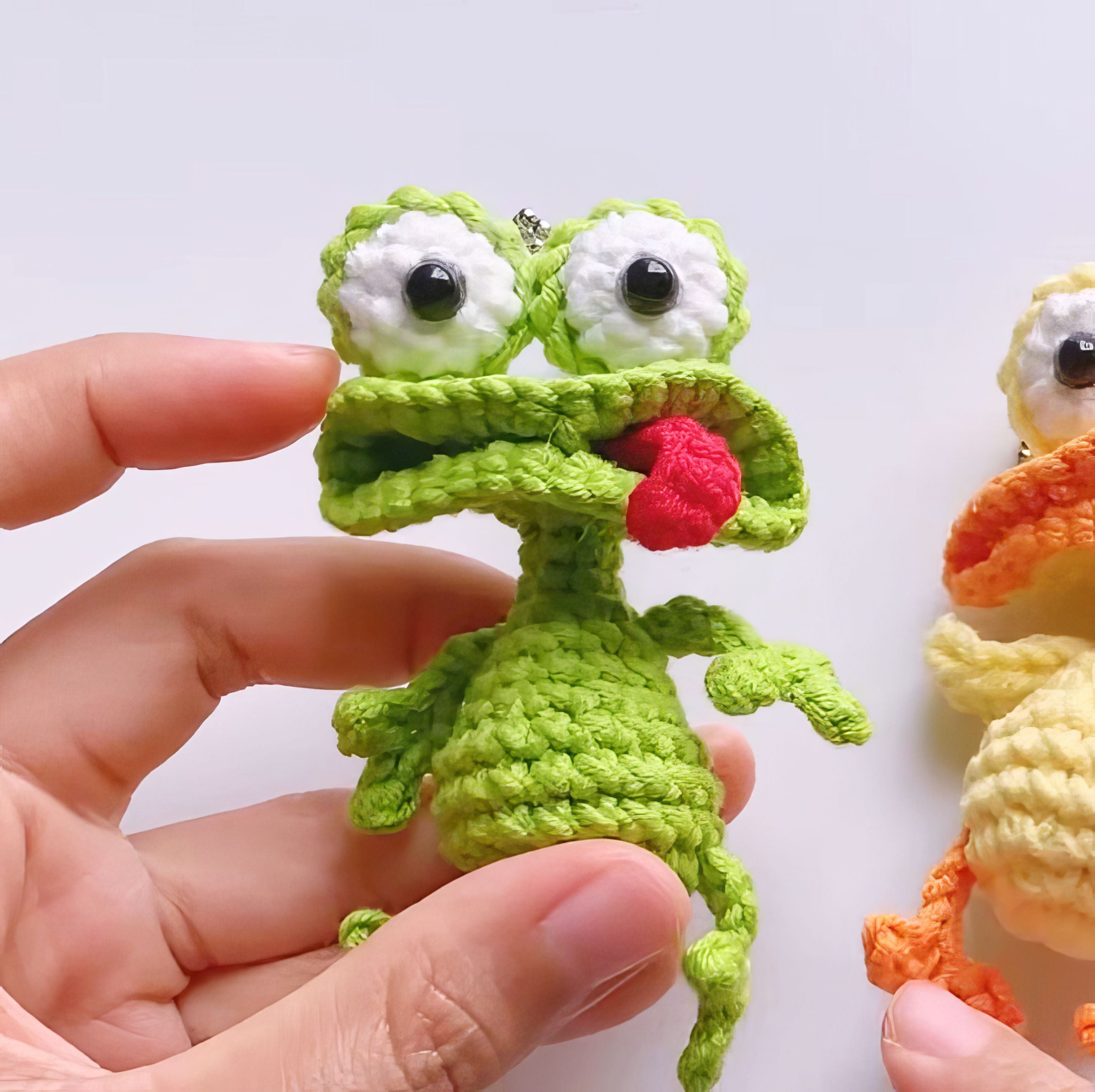 Frog & Duck Keychain Crochet Pattern | PDF + Video Tutorial