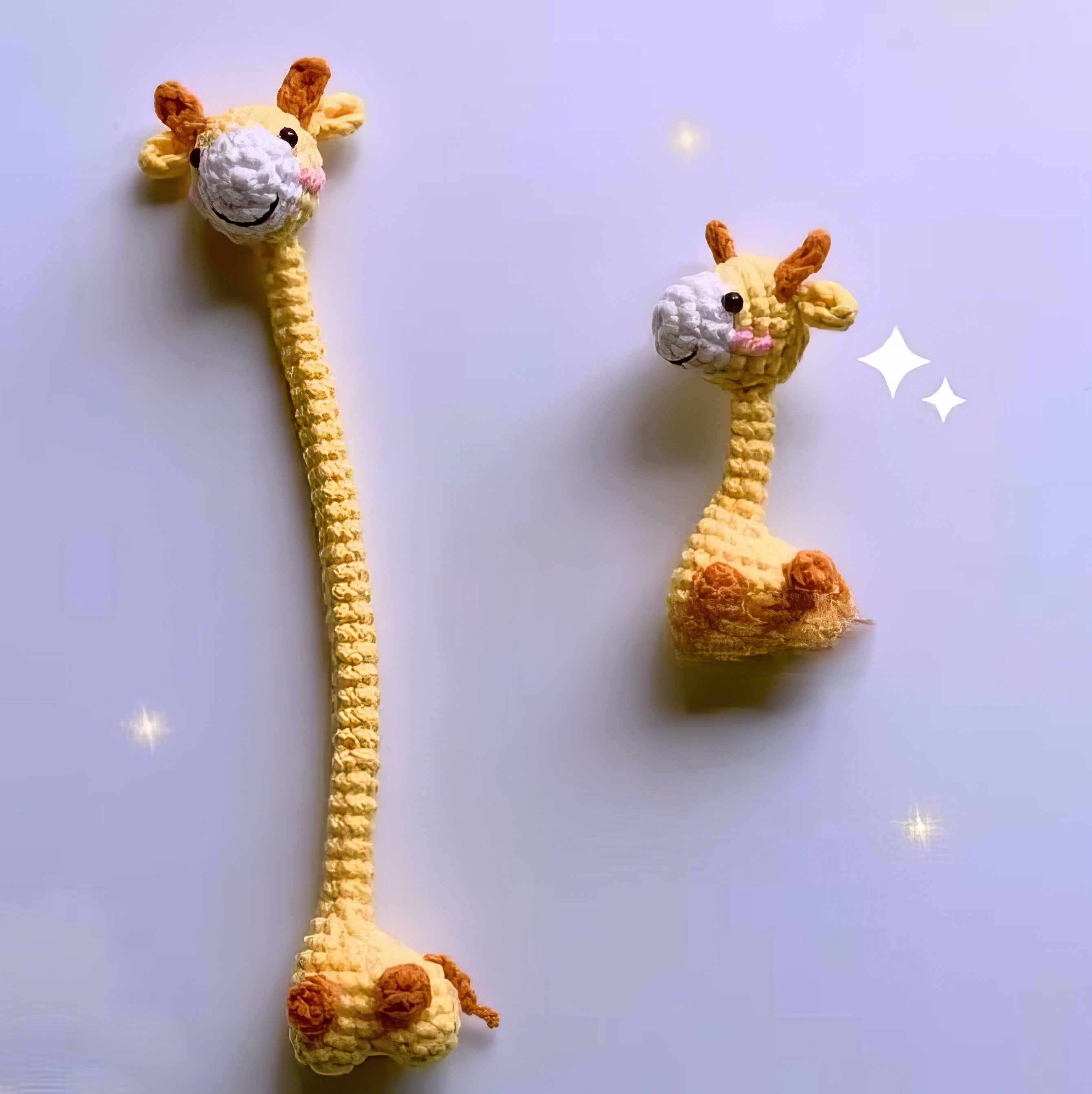 Long Neck Giraffe Keychain Crochet Crochet Pattern | PDF + Video Tutorial