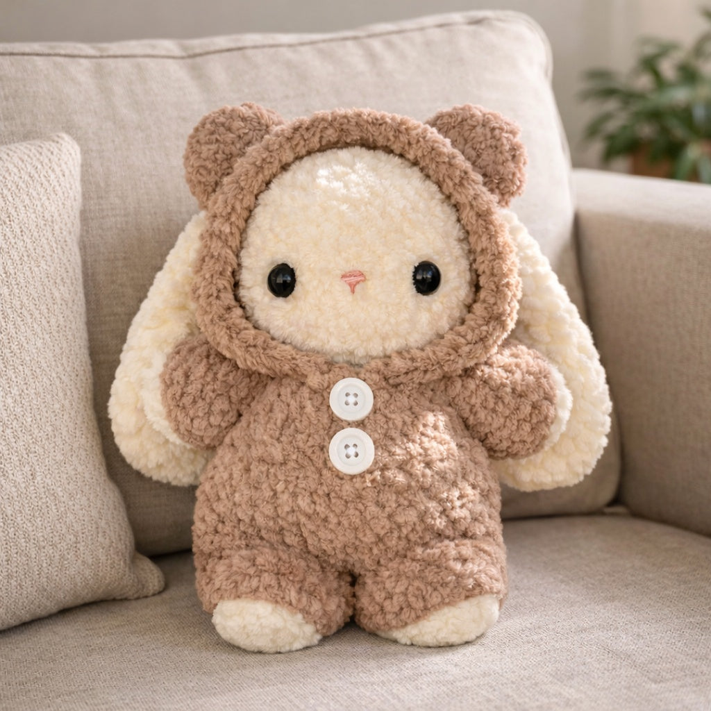 Bundle – Plush Bunny & 9 Clothing Options Crochet Pattern | PDF Tutorial