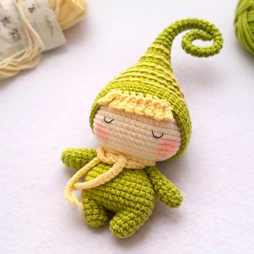 Little Green Elf Crochet Pattern | PDF + Video Tutorial