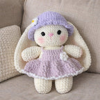 Easy & Cozy Bunny Crochet Pattern in Dress for Beginners
