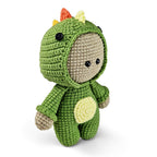 Bundle - Doll in Shark & Dino Outfit Crochet Pattern | PDF Tutorial