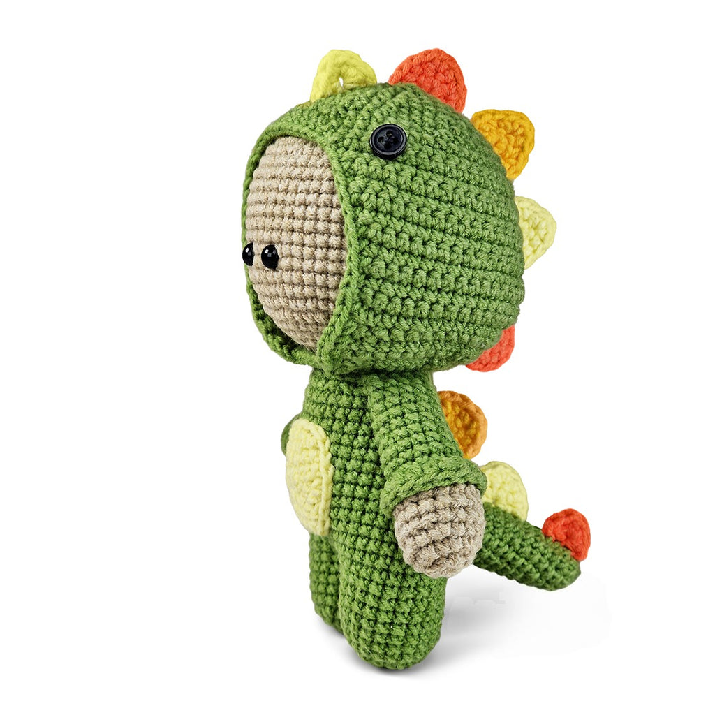 Bundle - Doll in Shark & Dino Outfit Crochet Pattern | PDF Tutorial