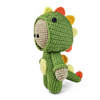 Bundle - Doll in Shark & Dino Outfit Crochet Pattern | PDF Tutorial