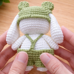 Bunny with Animal Hat Crochet Pattern | PDF + Video Tutorial