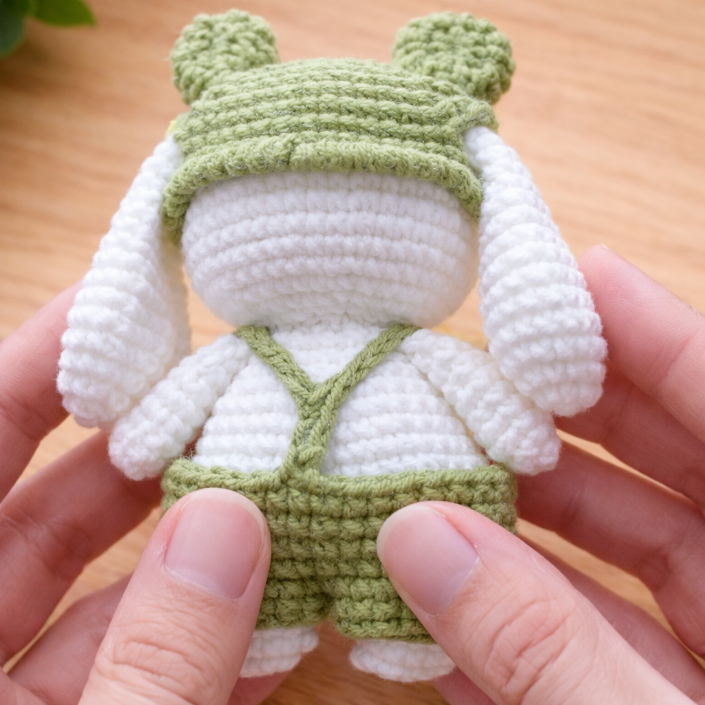 Bunny with Animal Hat Crochet Pattern | PDF + Video Tutorial