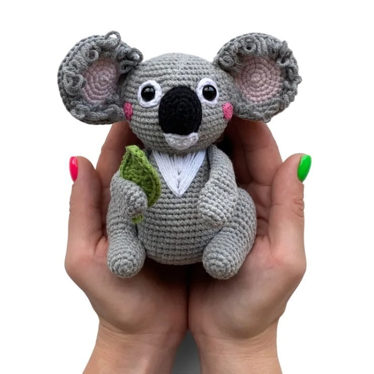 Koala Mom & Baby Amigurumi Crochet Pattern PDF – Cute Stuffed Animal Tutorial (EN/DE)