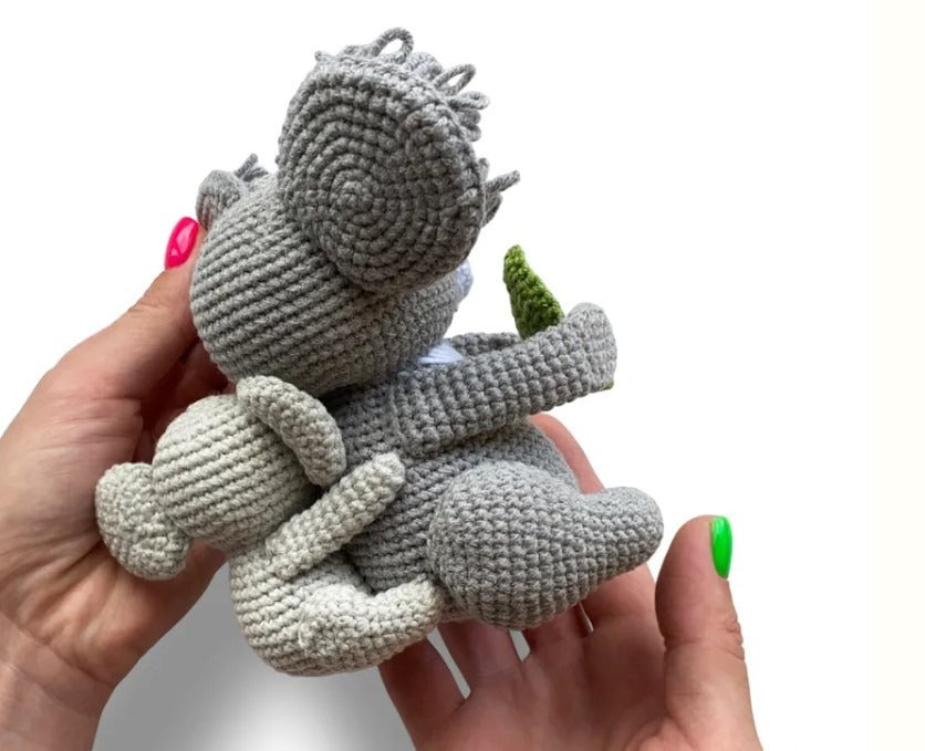 Koala Mom & Baby Amigurumi Crochet Pattern PDF – Cute Stuffed Animal Tutorial (EN/DE)