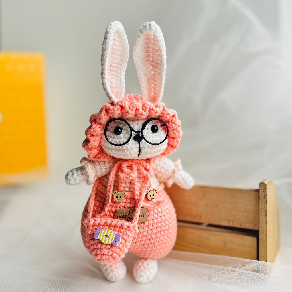 Bundle - 6 in 1 Babydoll Bunny in Outfit Crochet Pattern | PDF Tutorial