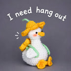 Bundle - 7 Emotional Support Duck Crochet Pattern PDF | Funny Amigurumi Ducks