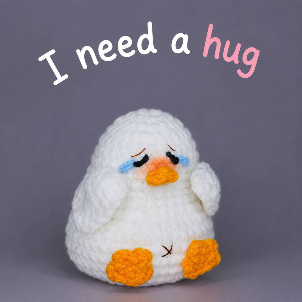 Handmade Funny Duck Plush Bundle – Set of 6 Crochet Amigurumi Ducks | Cute Stuffed Animal Collection