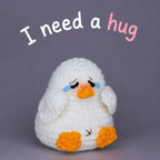 Handmade Funny Duck Plush Bundle – Set of 6 Crochet Amigurumi Ducks | Cute Stuffed Animal Collection