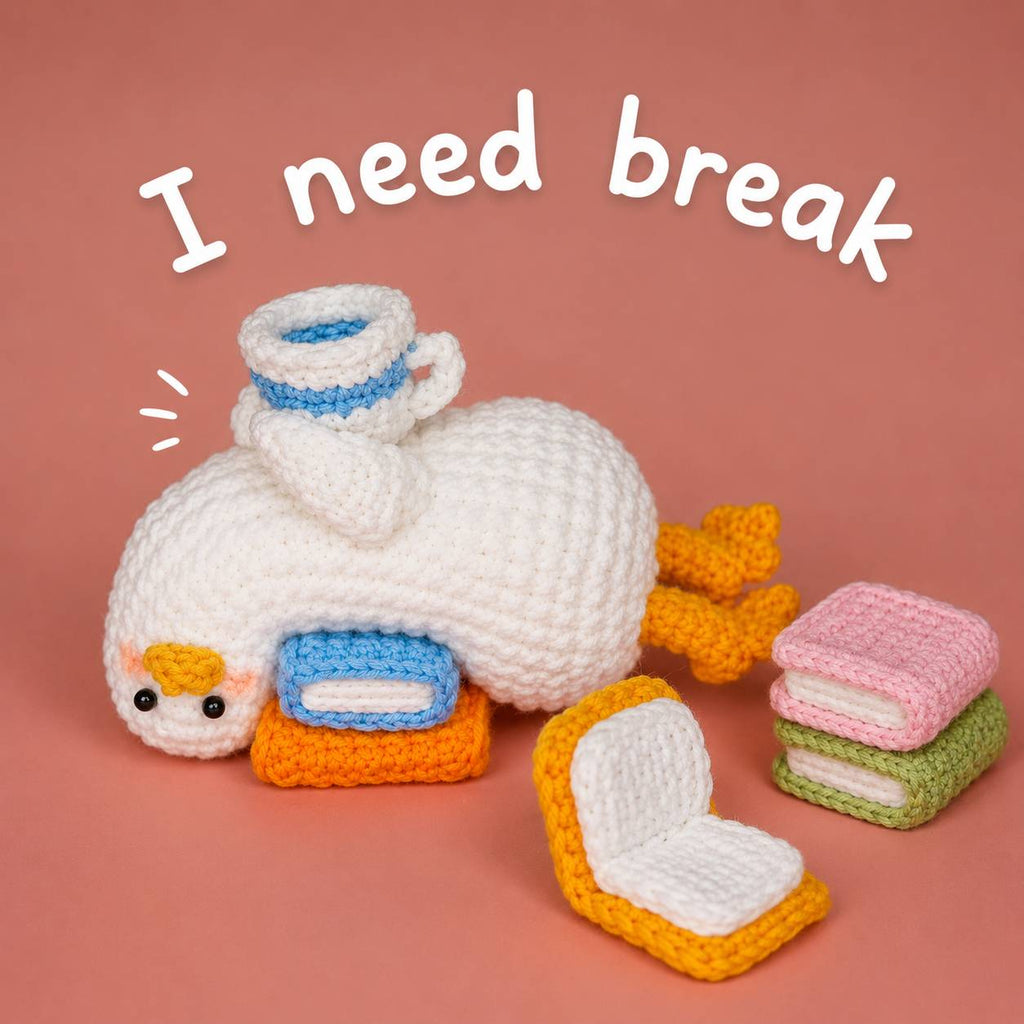 Bundle - 7 Emotional Support Duck Crochet Pattern PDF | Funny Amigurumi Ducks