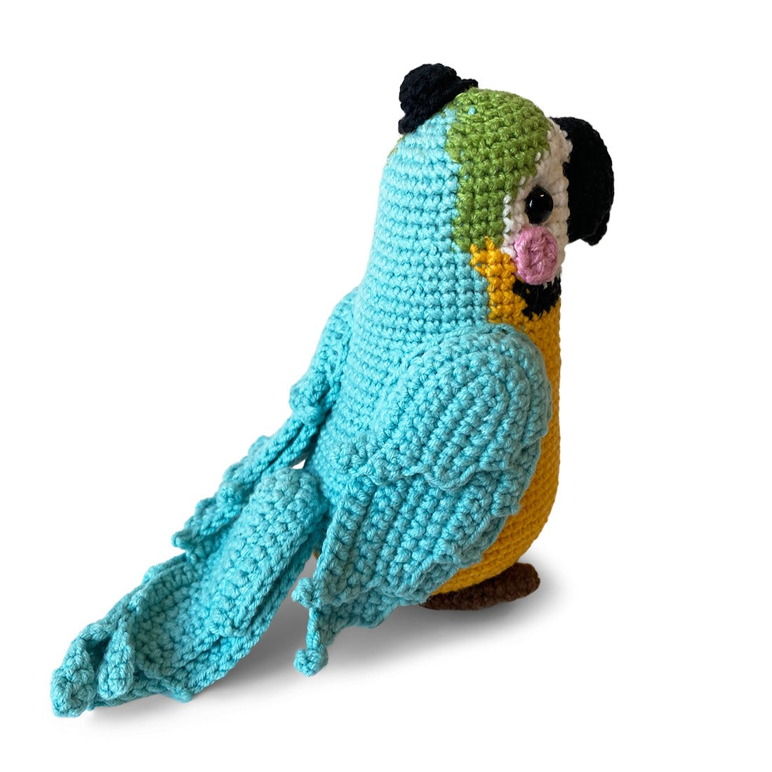 Macaw Parrot Crochet Pattern PDF | Cute Hat Parrot Amigurumi Pattern for Beginner