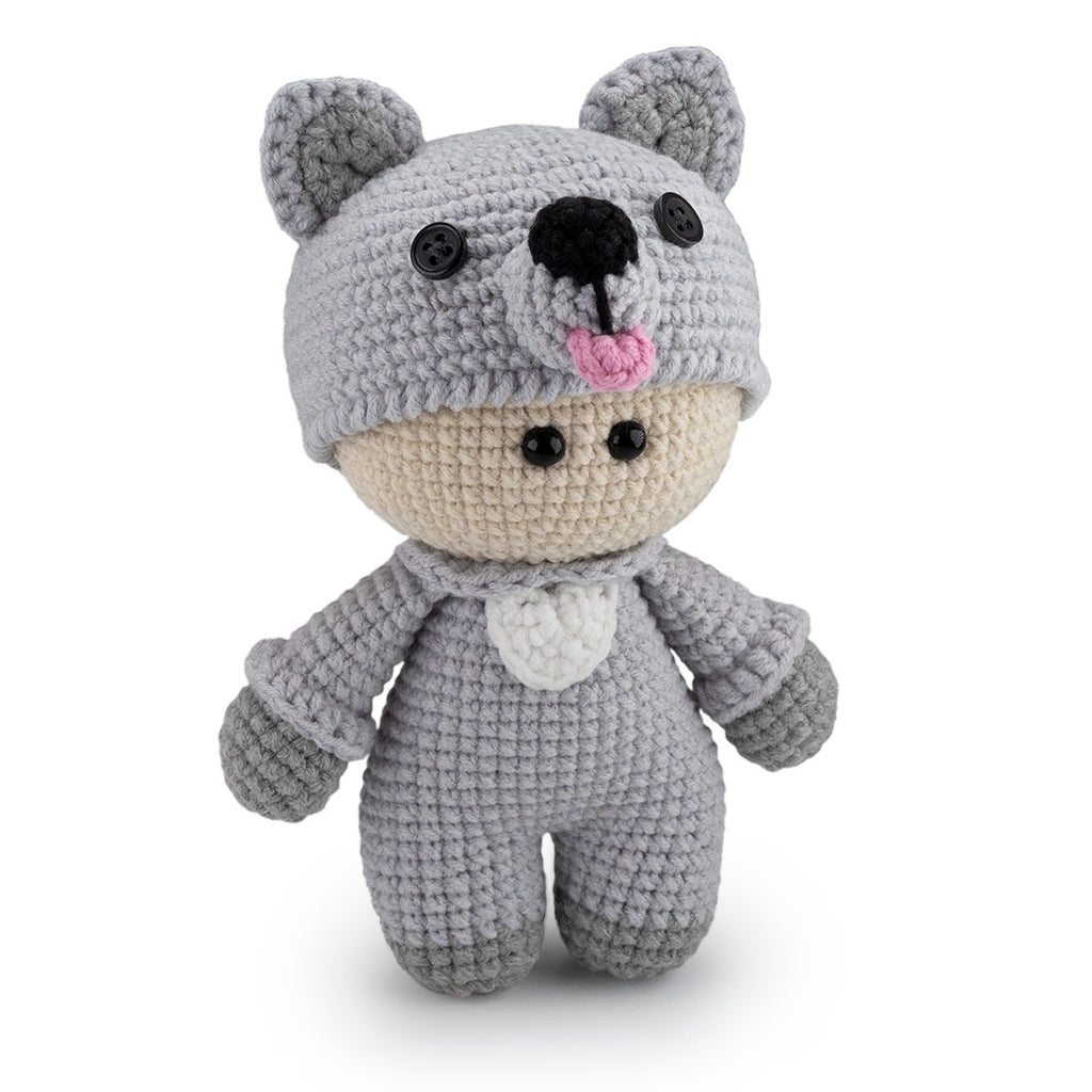 Bundle - Doll in Sheep & Wolf Outfit Crochet Pattern | PDF Tutorial