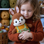 Cute Bunny Squirrel Crochet Pattern PDF for Beginner – Plush Toy Crochet