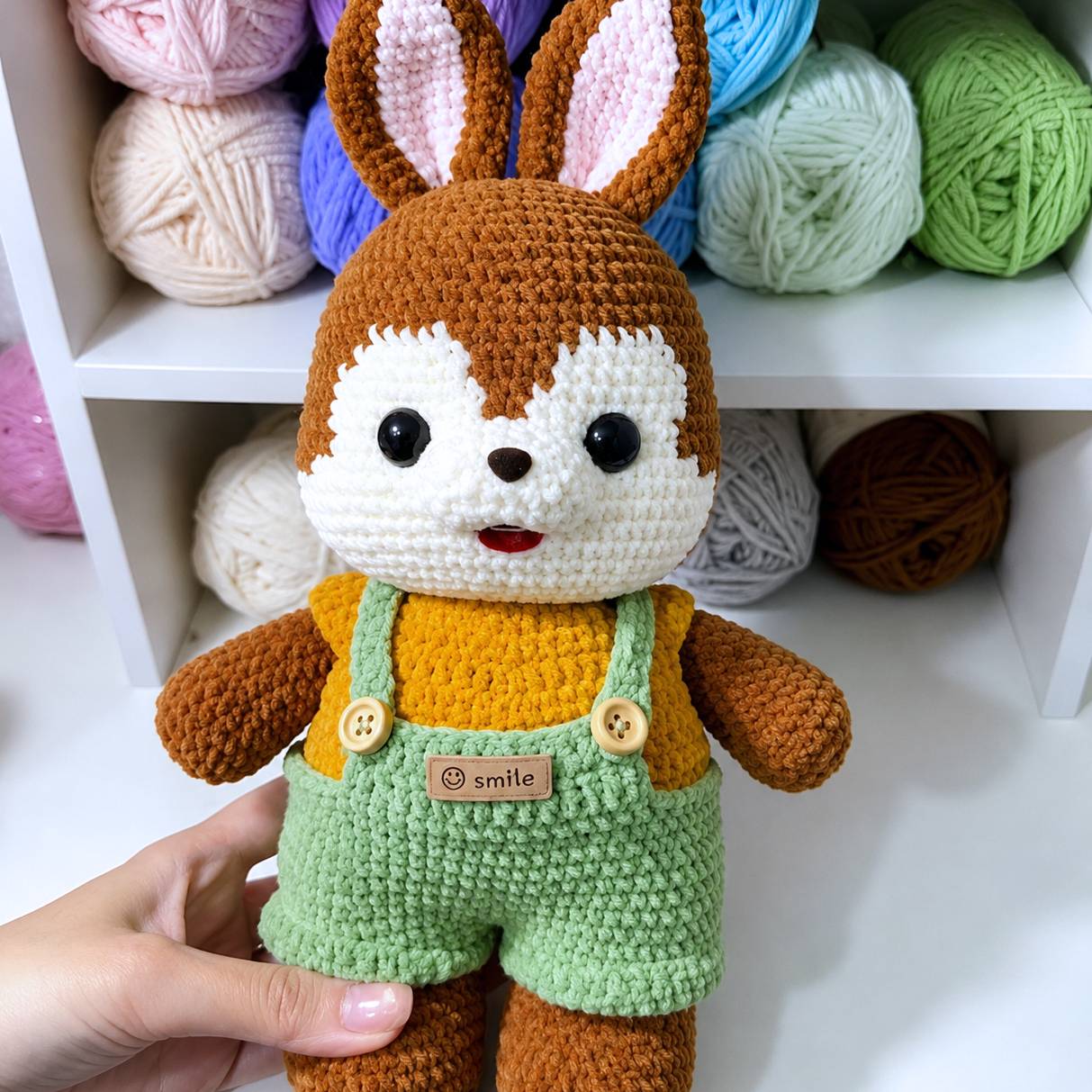 Cute Bunny Squirrel Crochet Pattern PDF for Beginner – Plush Toy Crochet