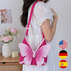 Butterfly Shoulder Bag Crochet Pattern PDF | Crochet Butterfly Purse Tutorial | English German Spanish Pattern