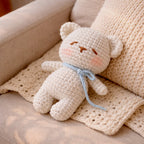 Easy & Gentle Sleepy Bear Crochet Pattern for Beginners | Video Tutorial