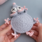Bundle - Bad Luck Squirrel - Green Frog & Mouse Coaster Crochet Pattern | PDF Tutorial