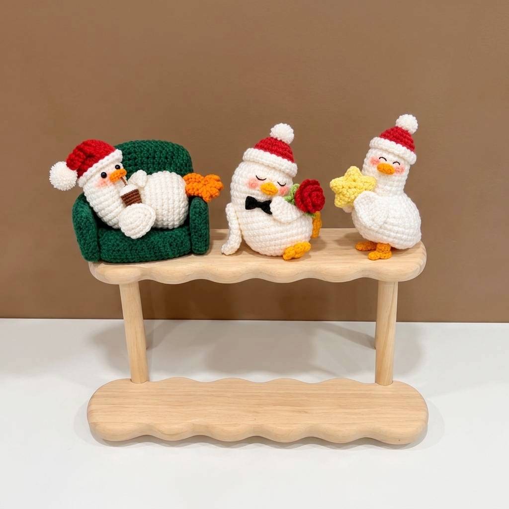 Bunde 8 - Christmas Duck Crochet Pattern PDF – Unique "I Need" Christmas Collection
