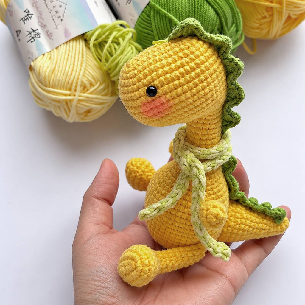 Dinosaur Crochet Pattern PDF – Cute Amigurumi Dino Pattern, Crochet Dinosaur Plushie DIY