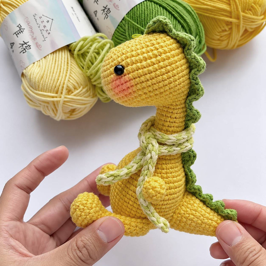 Dinosaur Crochet Pattern PDF – Cute Amigurumi Dino Pattern, Crochet Dinosaur Plushie DIY