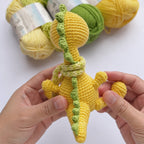 Dinosaur Crochet Pattern PDF – Cute Amigurumi Dino Pattern, Crochet Dinosaur Plushie DIY