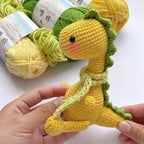 Dinosaur Crochet Pattern PDF – Cute Amigurumi Dino Pattern, Crochet Dinosaur Plushie DIY