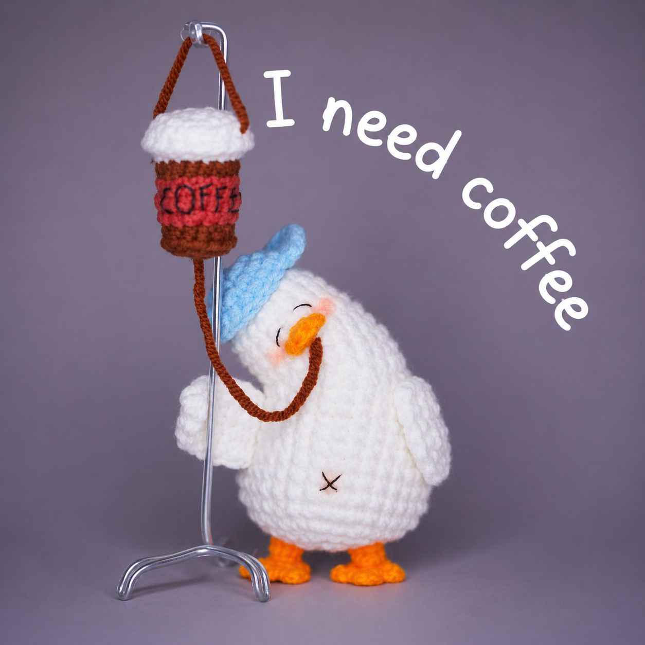 (Bundle) 4 Cute Amigurumi Ducks Crochet Bundle PDF Pattern (Sleep, Coffee, Vacation & Off Work)
