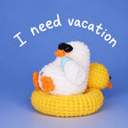 (Bundle) Emotional Support Duck Crochet PDF Pattern – 9 Cute Amigurumi Ducks Collection