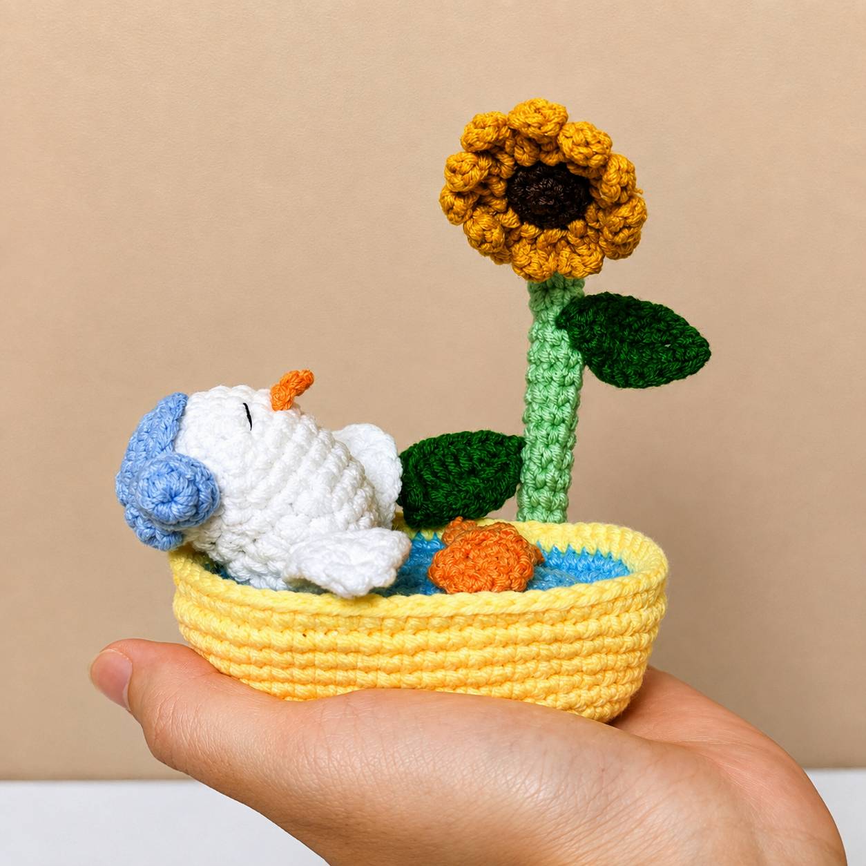 "I Need a Bath" Duck Crochet Pattern PDF | Cute Bath Duck Amigurumi Pattern
