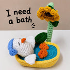 "I Need a Bath" Duck Crochet Pattern PDF | Cute Bath Duck Amigurumi Pattern
