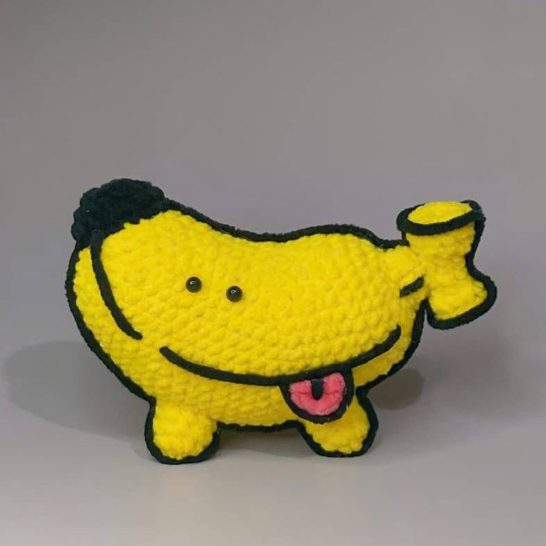 Bundle - 3 Banana Amigurumi Crochet Pattern PDF | Cute Fruit Animal Crochet Patterns