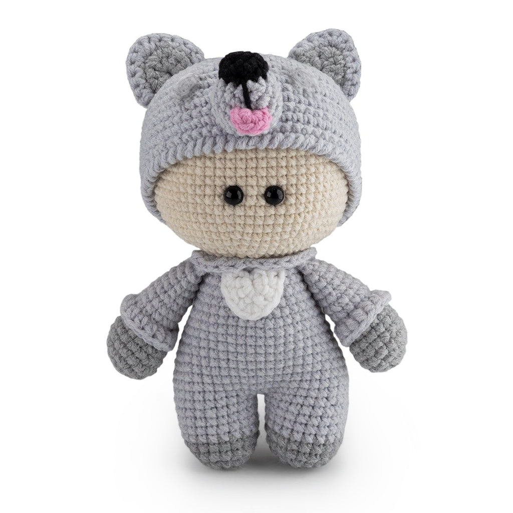 Bundle - Doll in Sheep & Wolf Outfit Crochet Pattern | PDF Tutorial
