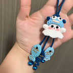 Bundle - Ghost Keychain Crochet Pattern PDF – Halloween Amigurumi Keychain Patterns