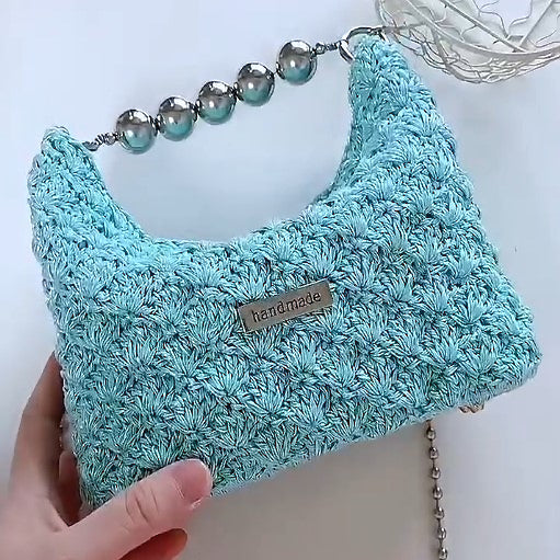 Elegant Seashell Crochet Handbag Pattern PDF