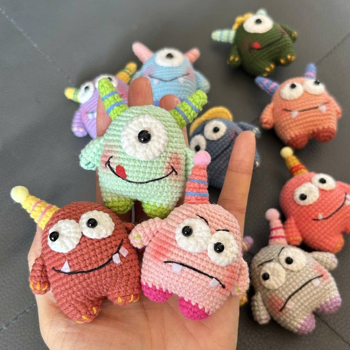 Little Monster Amigurumi Crochet Pattern PDF | Cute Monster Crochet Pattern