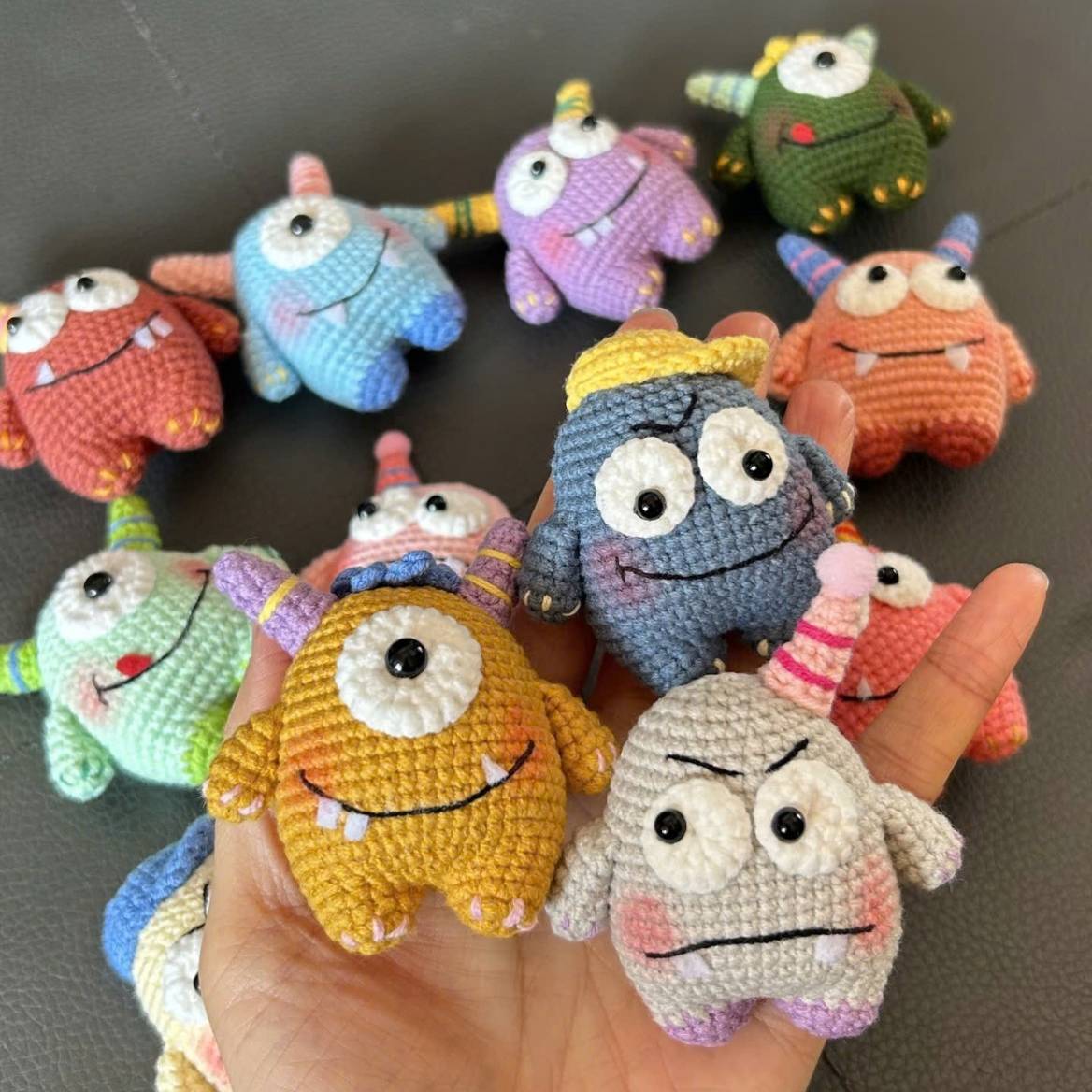 Little Monster Amigurumi Crochet Pattern PDF | Cute Monster Crochet Pattern