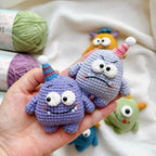 Little Monster Amigurumi Crochet Pattern PDF | Cute Monster Crochet Pattern