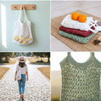 Crochet Market Bag Pattern PDF ( 3 Sizes) | Reusable Grocery & Beach Bag Crochet Pattern for Beginners